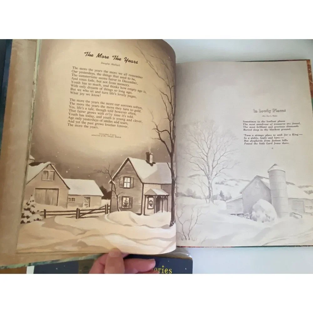 Christmas Memory Lane Ideals Publication Co. Hardback‎ Book Christmas 1962